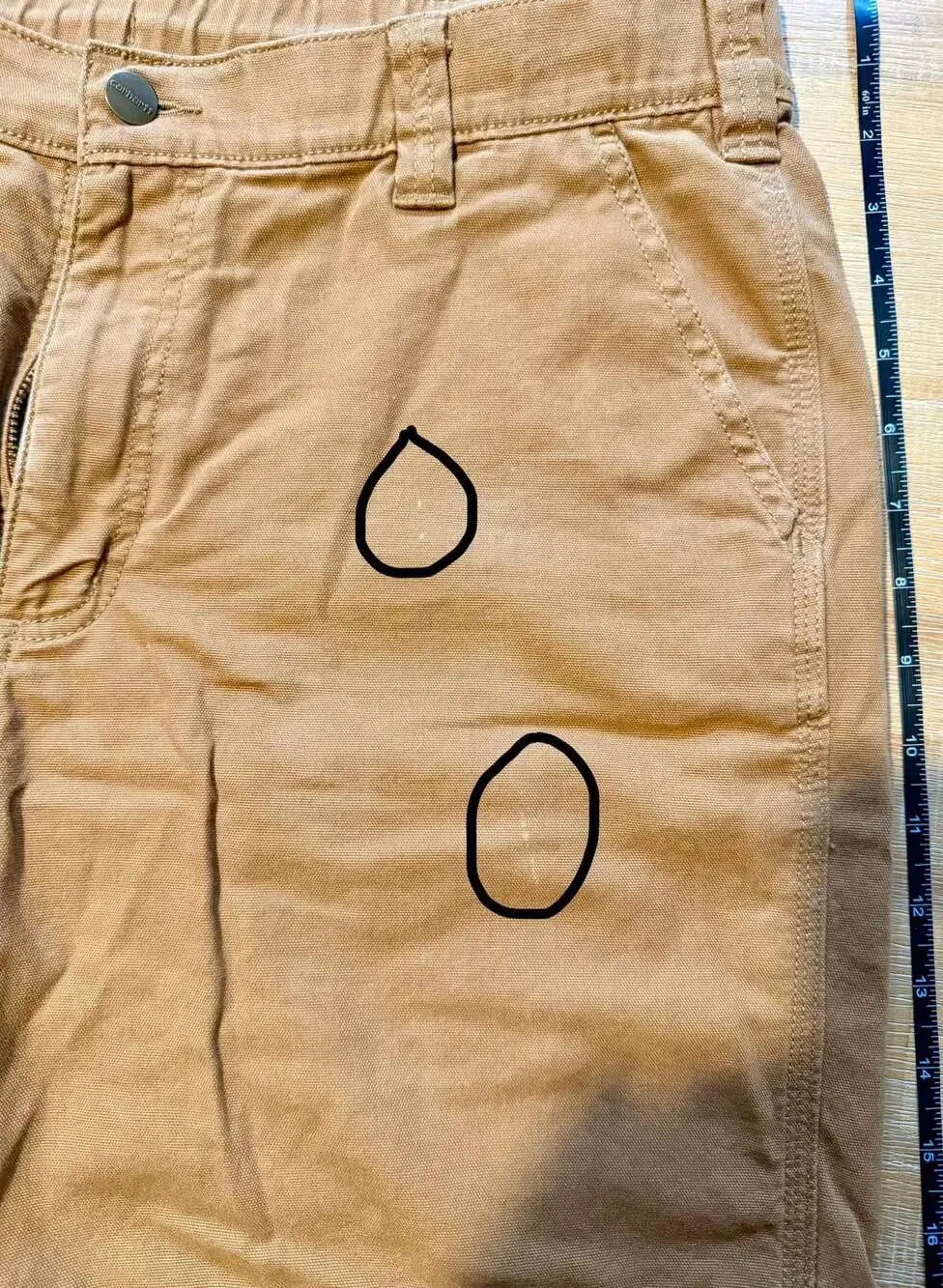 Carhartt Rugged Flex Relaxed-Fit Canvas Work Shorts Carhartt Brown Size 34